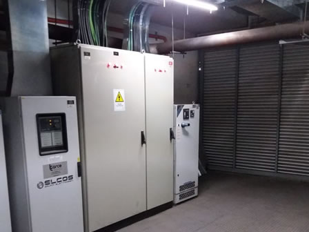 Instalación y tendido de 160 metros de cable de 500 MCM, esto, entre integramedica y Mall Plaza Egaña.